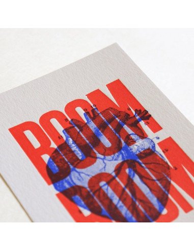 Pappus Editions - Carte Boom Boom rouge