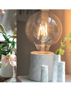 RÄDER DECORATION Lampe en porcelaine blanche