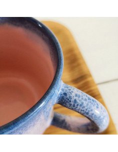 STUDIO ARHOJ chug mug tasse café thé céramique scandinave design danois mauve et rose