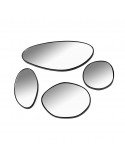 SERAX Miroir D ovale à accrocher metal laqué noir marie michielssen